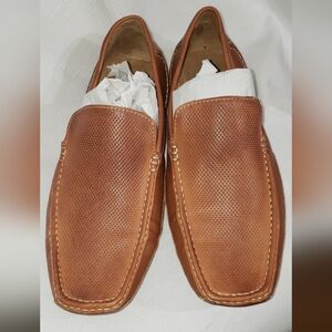 Steve Madden Brown Textured Loafers